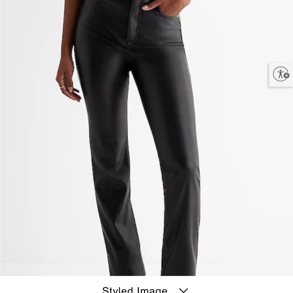 Express Black Straight Leg Pants